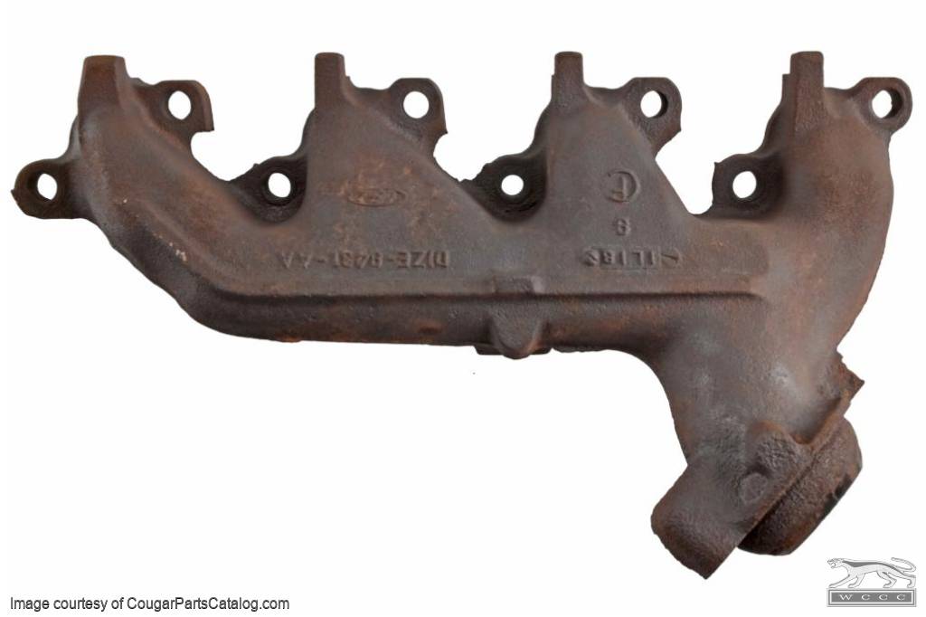 Exhaust Manifold - 351C-2V - Driver Side - Used ~ 1971 - 1973 Mercury Cougar / 1971 - 1973 Ford Mustang - 25397