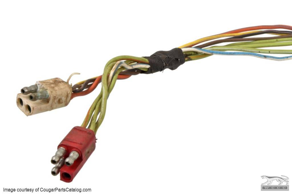 Taillight Wiring Harness - Standard - Grade A - Used ~ 1973 Mercury Cougar - 25580