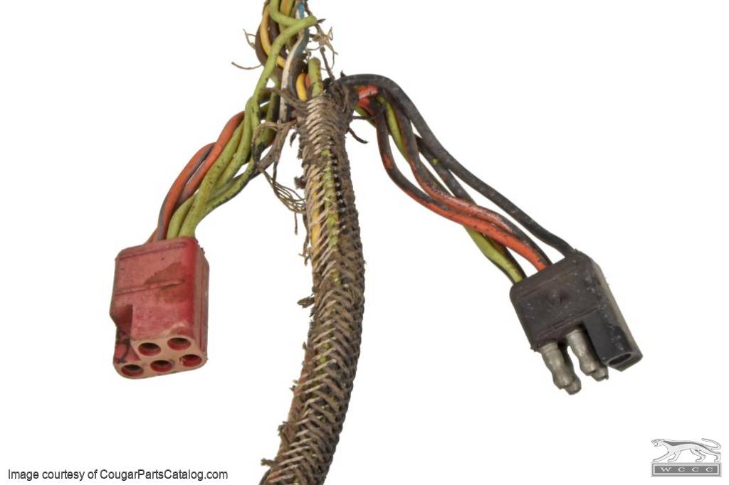 Taillight Wiring Harness - Standard - Grade A - Used ~ 1973 Mercury Cougar - 25580
