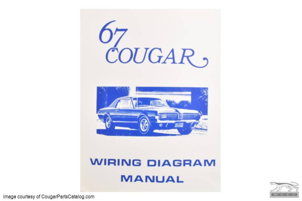 Manual - Wiring Diagram - Repro ~ 1967 Mercury Cougar - 25959