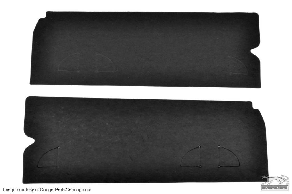 Filler Boards - Trunk Drop Off - PAIR - Repro ~ 1969 - 1970 Mercury Cougar - 26041