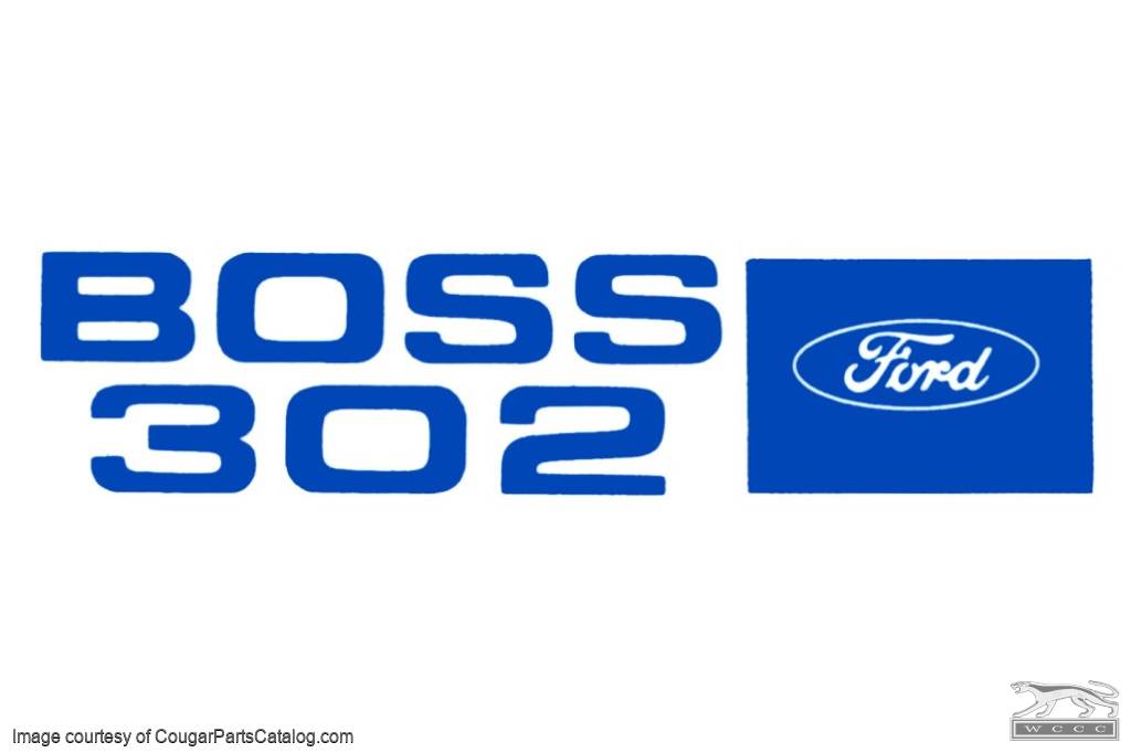 thumbnail interactive-video image 1 of 1969-1970 Ford Mustang Boss 302 Valve Cover Decal – Factory Exact – ECS Automotive Concepts FVC146A 1 of 3