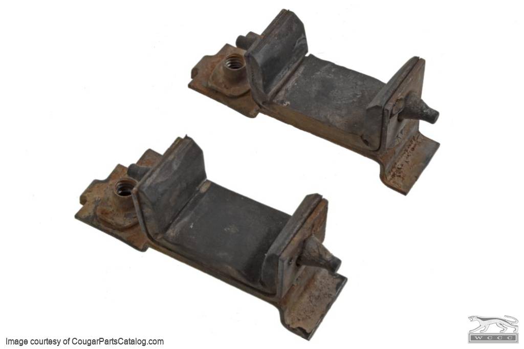 thumbnail image 2 of Lower Radiator Mounting Brackets – 1968-70 Ford Mustang – MM MA10973 USA Steel 2 of 5