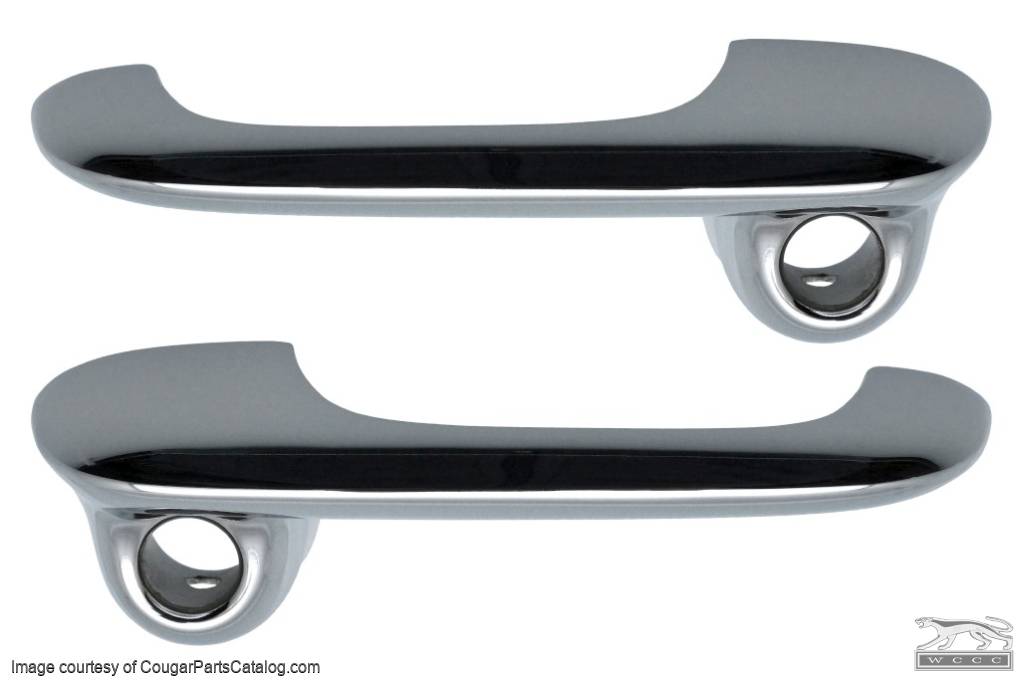 Outside Door Handle Assembly Pair Ford MUSTANG 1967 1968