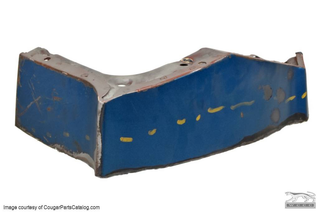 Fender Front Structure - Passenger Side - Used ~ 1967 - 1968 Mercury Cougar - 30572