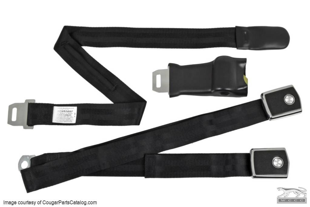 Seat Belts - Front Lap & Shoulder w/ Retractor - Deluxe - EACH - Repro ...