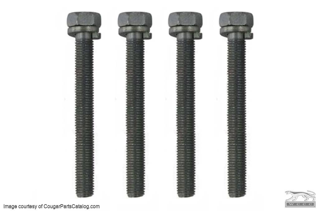 Bolts - 2.70" Fan Spacer - Set of 4 - Repro ~ 1967 - 1973 Mercury Cougar / 1967 - 1973 Ford Mustang  30950-clone1 323671967,1967 cougar,1967 mustang,1968,1968 cougar,1968 mustang,1969,1969 cougar,1969 mustang,1970,1970 cougar,1970 mustang,1971,1971 cougar,1971 mustang,1972,1972 cougar,1972 mustang,1973,1973 cougar,1973 mustang,2 11/16,2.70,C7W,C7Z,C8W,C8Z,C9W,C9Z,D0W,D0Z,D1W,D1Z,D2W,D2Z,D3W,D3Z,black,bolt,bolts,cougar,fan,fastener,fasteners,ford,ford mustang,inch,inches,installation,kit,mercury,mercury cougar,mustang,phosphate,repro,reproduction,set,spacer