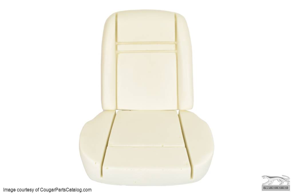 Seat Cushion Foam - Standard - PREMIUM - Repro ~ 1967 Mercury Cougar - 31025