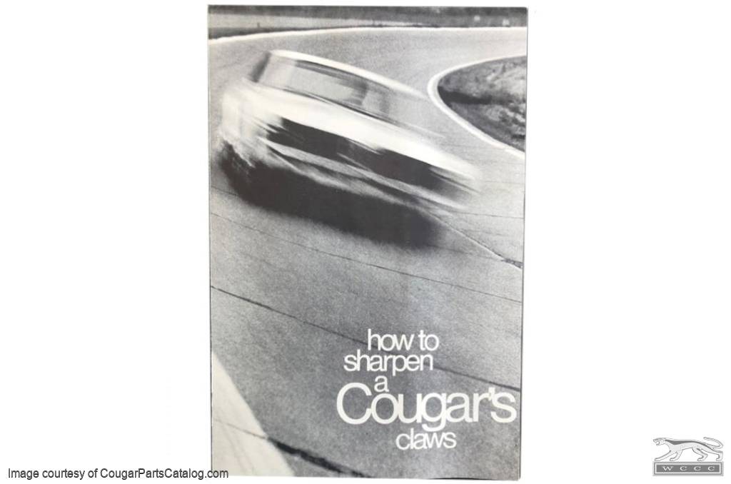 Shelby Dealer Ordering Packet / How to Sharpen Your Cats Claws - NOS ~ 1967 Mercury Cougar - 31579