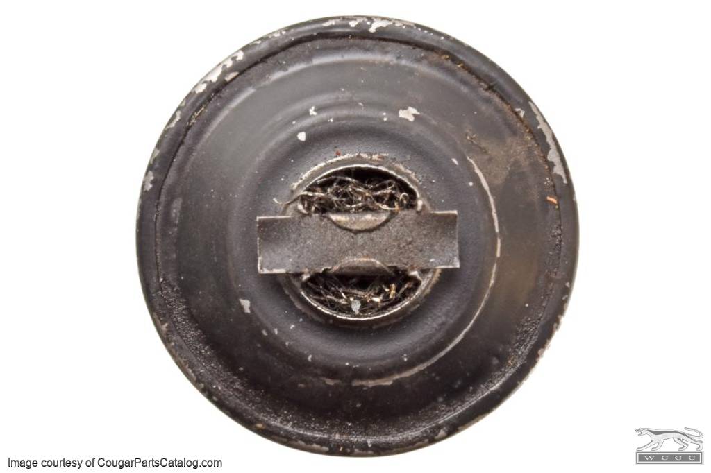Oil Cap - Twist-on - Black - Plastic Elbow - Used ~ 1969 - 1970 Mercury Cougar / 1969 - 1970 Ford Mustang - 31966
