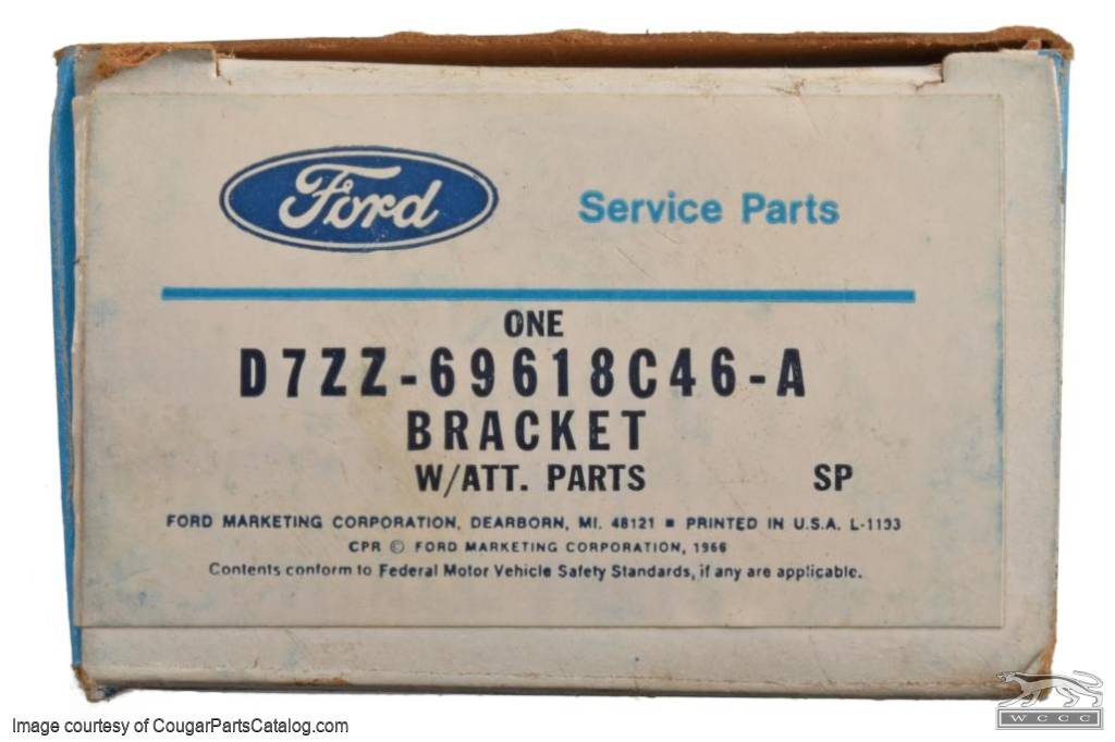 thumbnail image 2 of 1968-1970 Ford Mustang Driver Side Seat Hinge Repair Bracket – Direct Replacement 2 of 6
