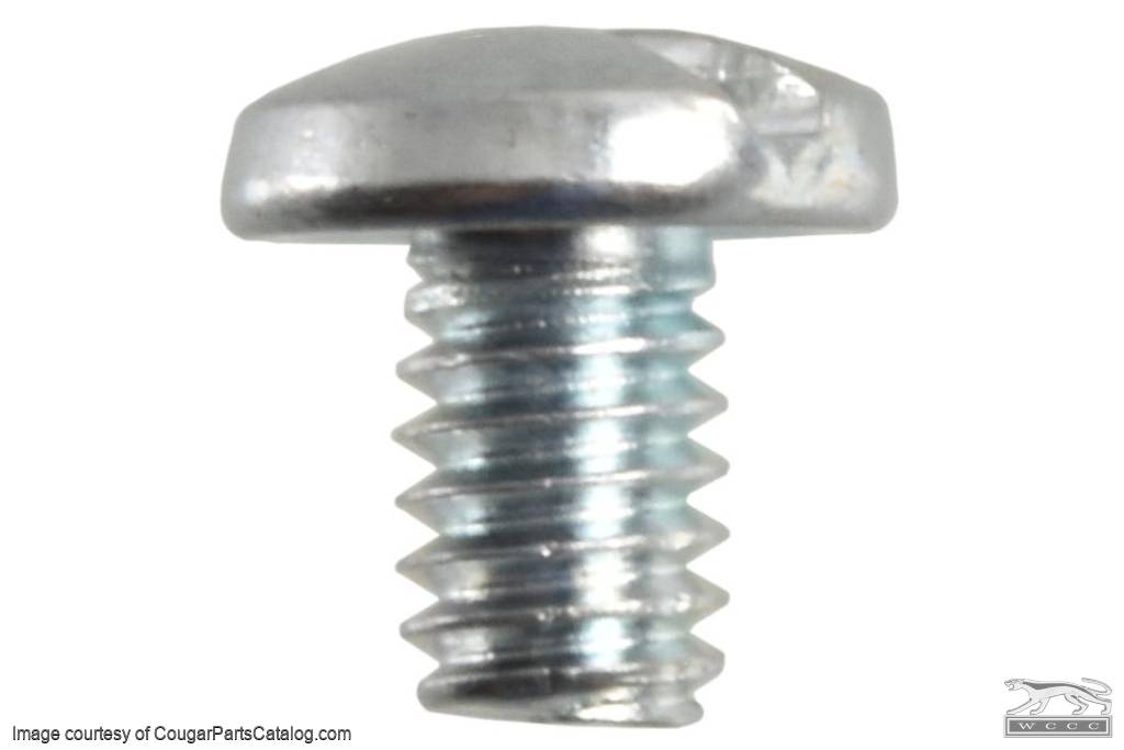Slotted Pan Head Screw - Points or Condenser - Distributor - EACH - Repro ~ 1967 - 1973 Mercury Cougar / 1967 - 1973 Ford Mustang - 32395