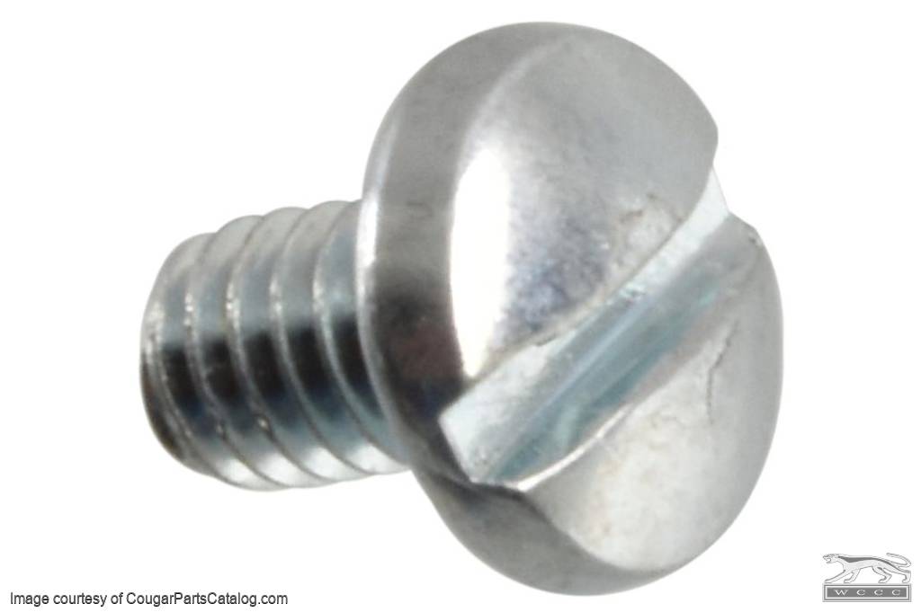Slotted Pan Head Screw - Points or Condenser - Distributor - EACH - Repro ~ 1967 - 1973 Mercury Cougar / 1967 - 1973 Ford Mustang - 32395