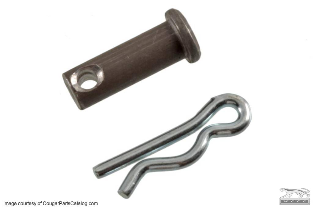 Clevis Pin and Hairpin Clip - Parking Brake - Repro ~ 1967 - 1968 Mercury Cougar / 1965 - 1968 Ford Mustang - 32582