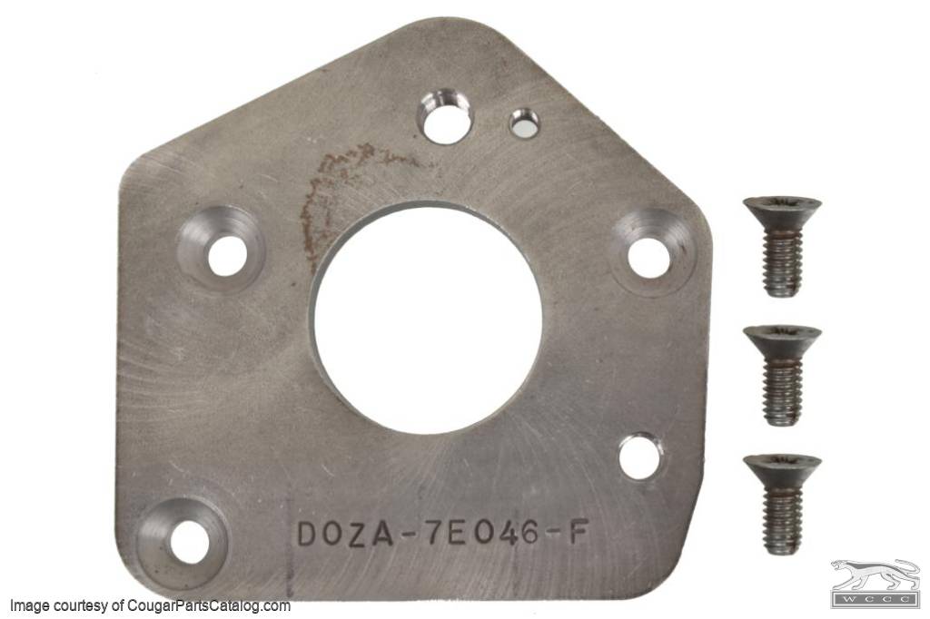 Shifter Adapter Plate - Manual Transmission - 4 Speed - 428CJ - Hurst - Repro ~ 1970 Mercury Cougar / 1970 Ford Mustang - 41482