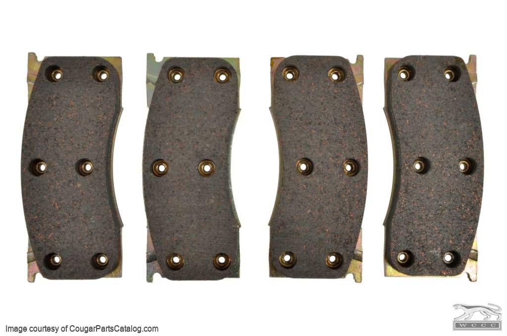 Front Disc Brake Pads - ECONOMY - Repro ~ 1967 Mercury Cougar - 1967 Ford Mustang - 41798