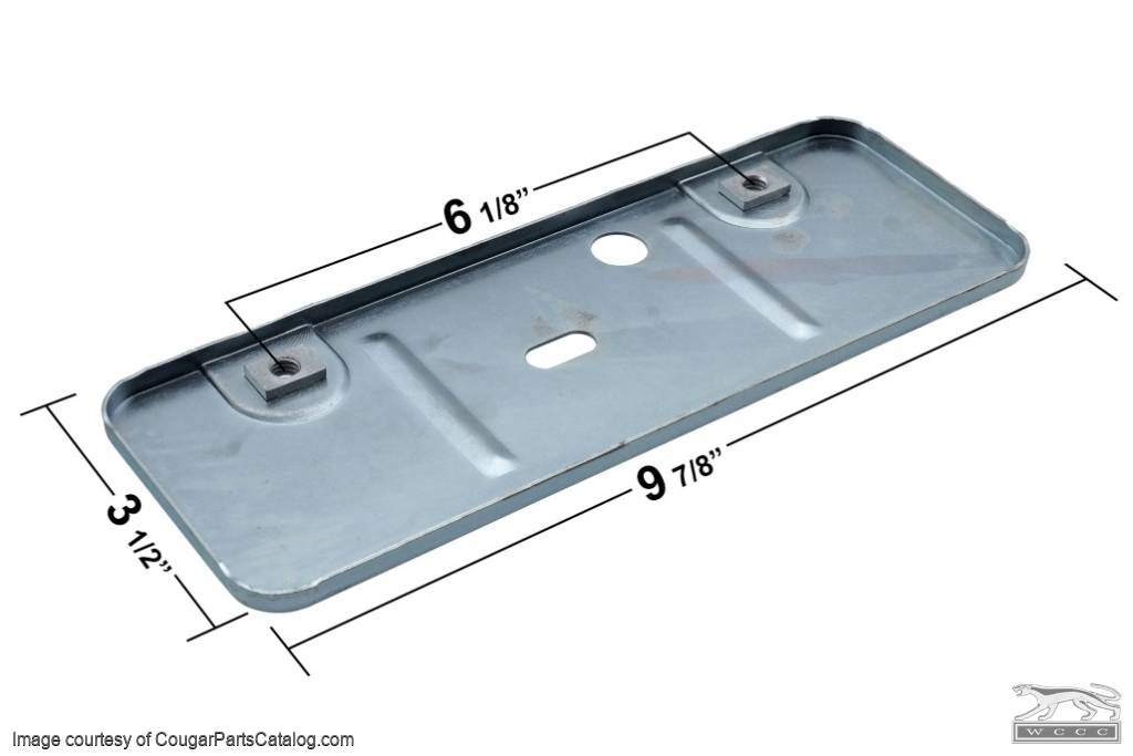 Battery Tray - Reinforcement Bracket - Lower - Front Apron - Premium - Repro ~ 1969 - 1970 Mercury Cougar / 1969 - 1970 Ford Mustang - 41848