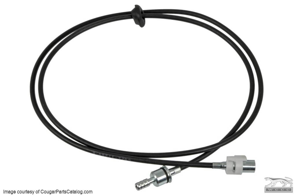 Speedometer Cable - 4 Speed - Repro ~ 1969 - 1973 Mercury Cougar / 1969 - 1973 Ford Mustang - 42005