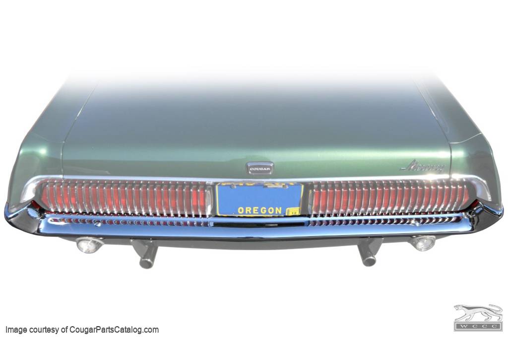 Bumper - Rear - Restored - PRE-PAY CORE CHARGE ~ 1967 - 1968 Mercury Cougar - 42508
