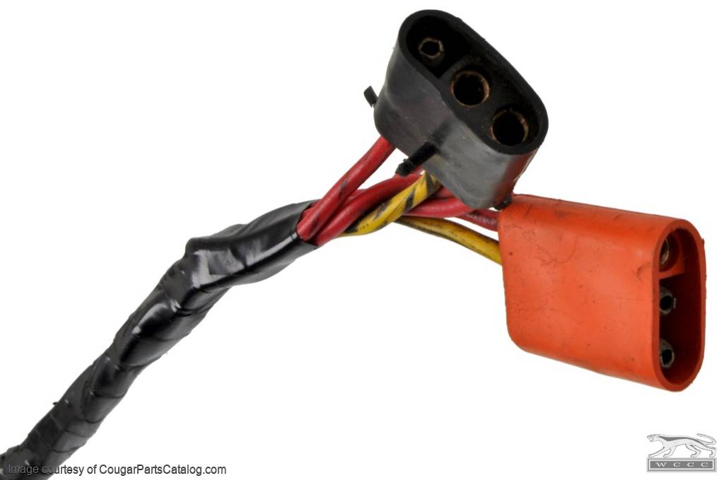 Main Wiring Harness - Power Window and with Convertible - Used ~ 1971 - 1973 Mercury Cougar / 1971 - 1973 Ford Mustang - 27460