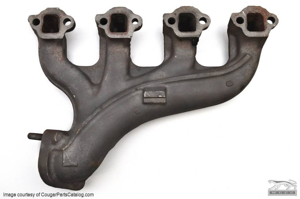 Exhaust Manifold - 351W - Driver Side - Used ~ 1969 - 1970 Mercury Cougar / 1969 - 1970 Ford Mustang - 24604
