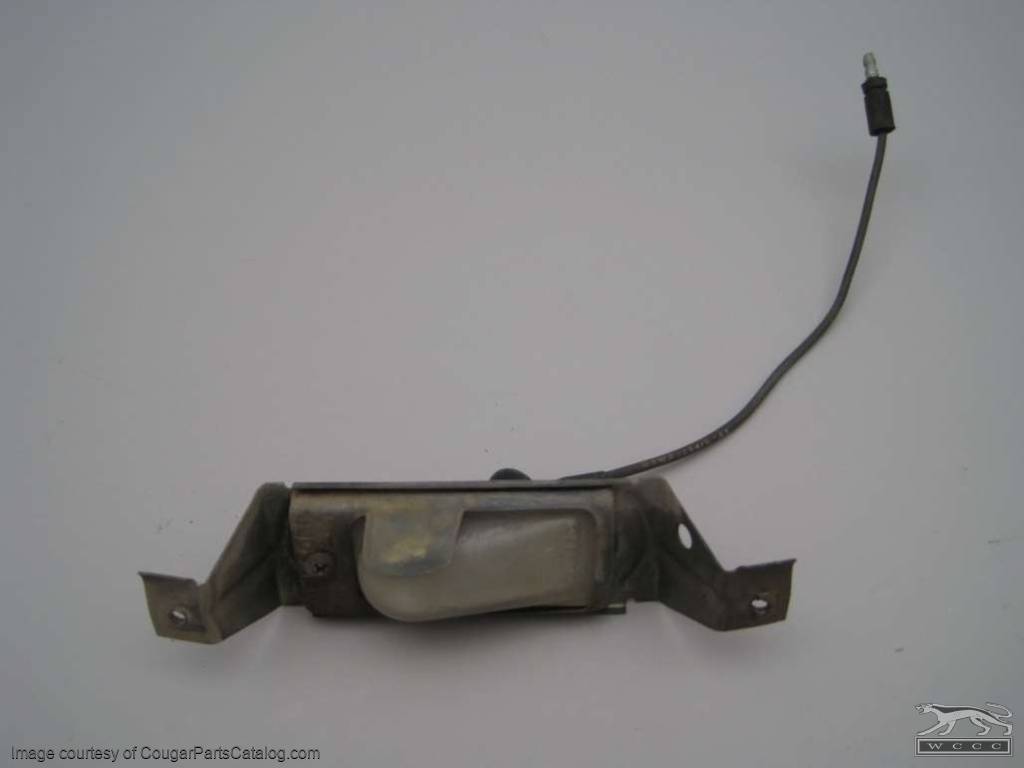 License Plate Light Assembly - Used ~ 1973 Mercury Cougar - 25579