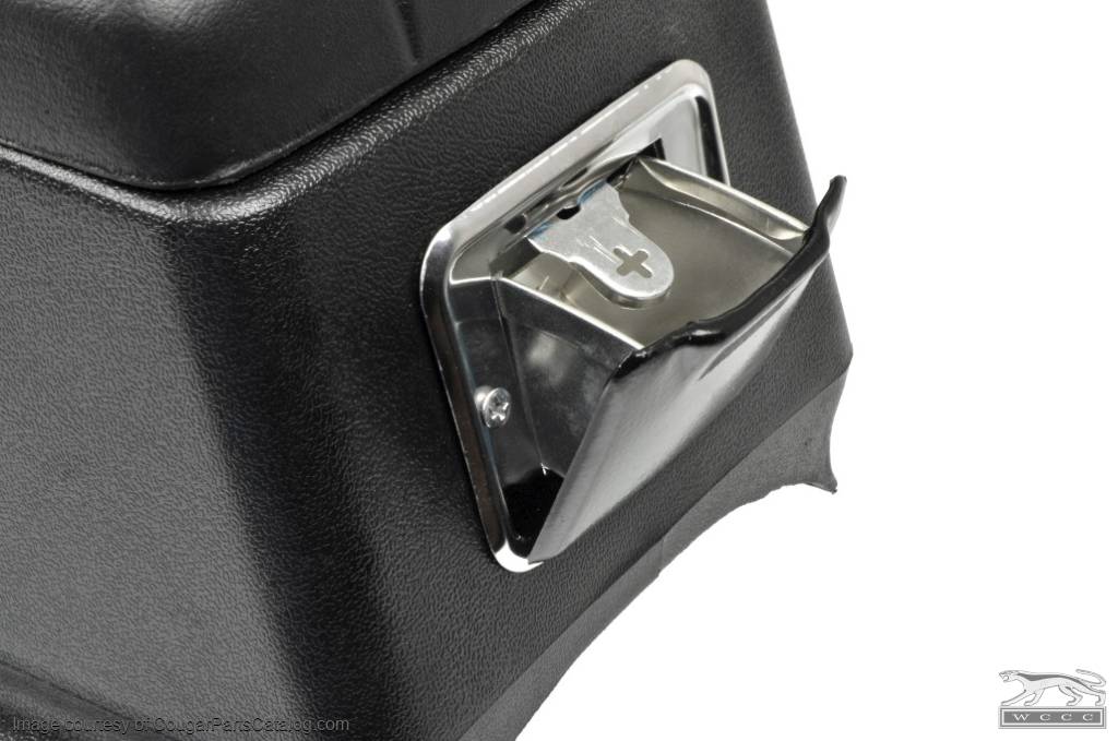 Center Console - Manual Transmission - without Insert - Three Hump Lid - Repro ~ 1969 Mercury Cougar / 1969 Ford Mustang - 17785