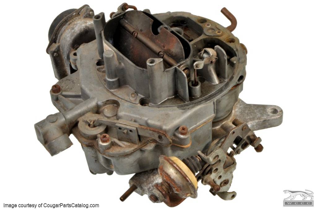 Carburetor - Autolite 4300 - 4V - 605 CFM - D1OF-EA 351 - Manual Transmission - Core ~ 1971 Mercury Cougar / 1971 Ford Mustang - 25293