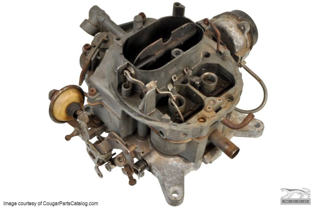 Carburetor - Autolite 4300 - 4V - 605 CFM - D1OF-EA 351 - Manual Transmission - Core ~ 1971 Mercury Cougar / 1971 Ford Mustang - 25293