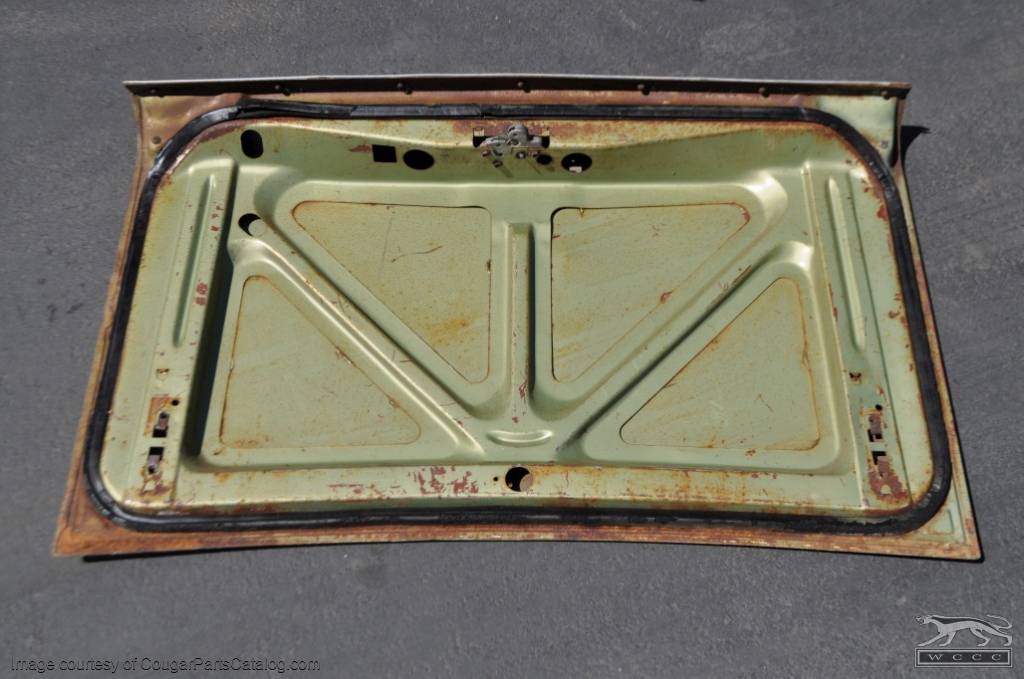 Rear Deck / Trunk Lid - Early - Grade A - Used ~ 1967 Mercury Cougar - 11763