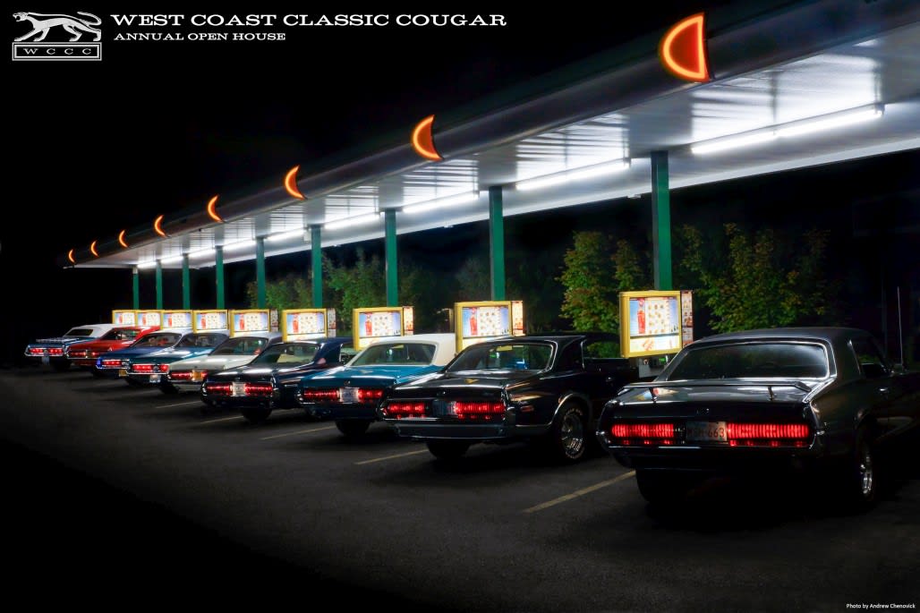 Poster - Cougar Drive In - New ~ 1967 - 1973 Mercury Cougar  1967,1967 cougar,1968,1968 cougar,1969,1969 cougar,1970,1970 cougar,1971,1971 cougar,1972,1972 cougar,1973,1973 cougar,burgers,c7w,c8w,c9w,cougar,cougars,d0w,d1w,d2w,d3w,drive,mercury,mercury cougar,new,poster,sonic,taillights,12-0030