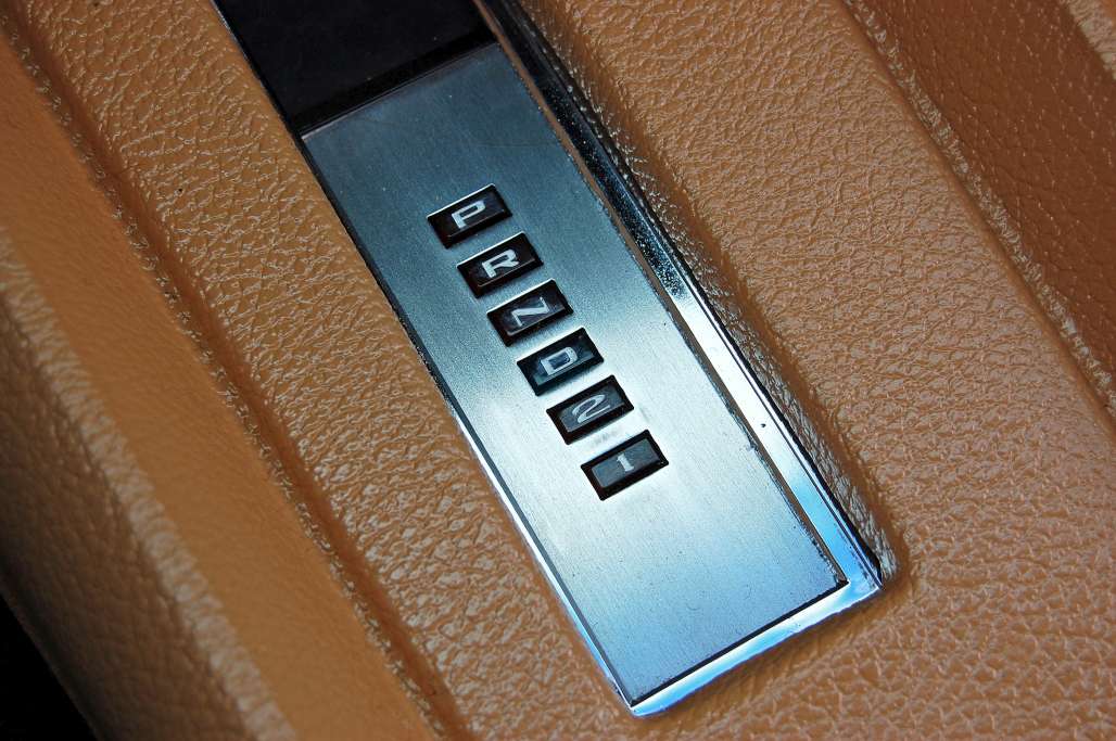 Console Overlay - Shift Indicator Plate - Aluminum - Repro ~ 1967 - 1968 Mercury Cougar / 1967 - 1968 Ford Mustang - 13925