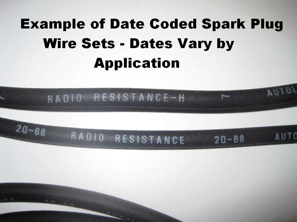 Spark Plug Wire Set - 429CJ - 7mm - CONCOURS CORRECT - Repro ~ 1971 Mercury Cougar / 1971 Ford Mustang - 10572