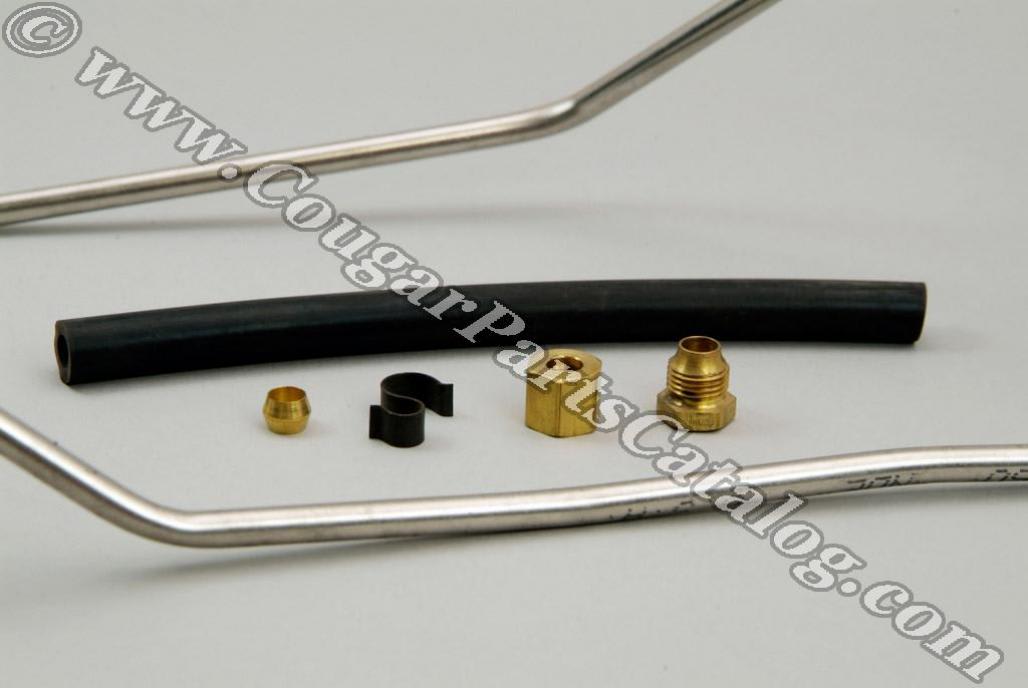 Heat Riser Choke Tube Kit 351W4V STAINLESS STEEL Repro 1969