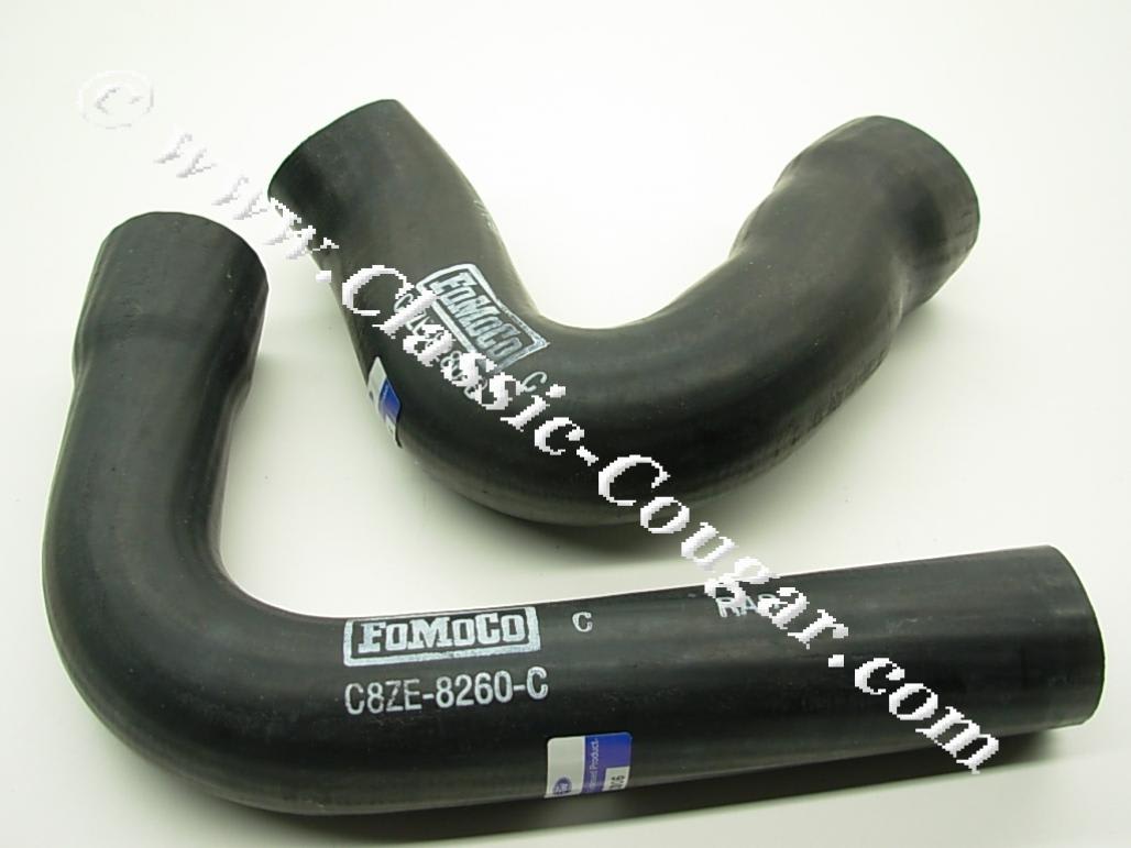 1966-1968 Lincoln Radiator Hoses – Upper & Lower, With FoMoCo Logo, For 462 Engine