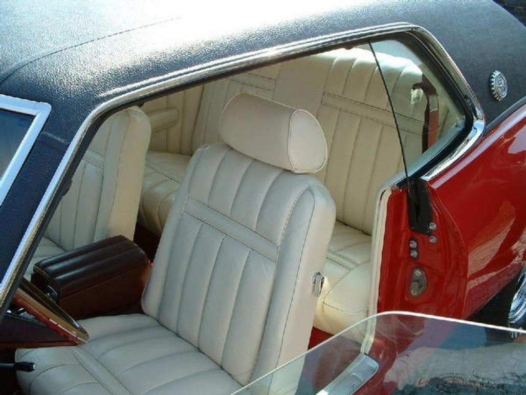 Interior Seat Upholstery - Vinyl - XR7 - Coupe - LIGHT AQUA - Complete Kit - Repro ~ 1969 Mercury Cougar - 14874