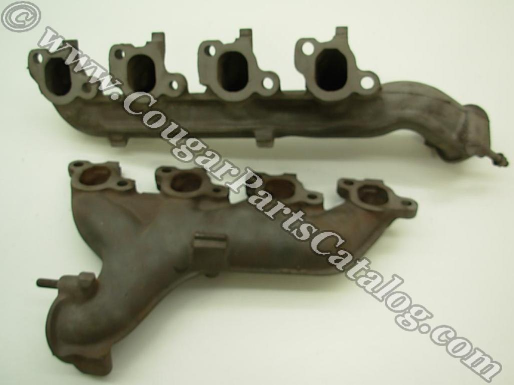 Exhaust Manifold - 351C-2V - PAIR - Used ~ 1970 Mercury Cougar / 1970 Ford Mustang - 23371