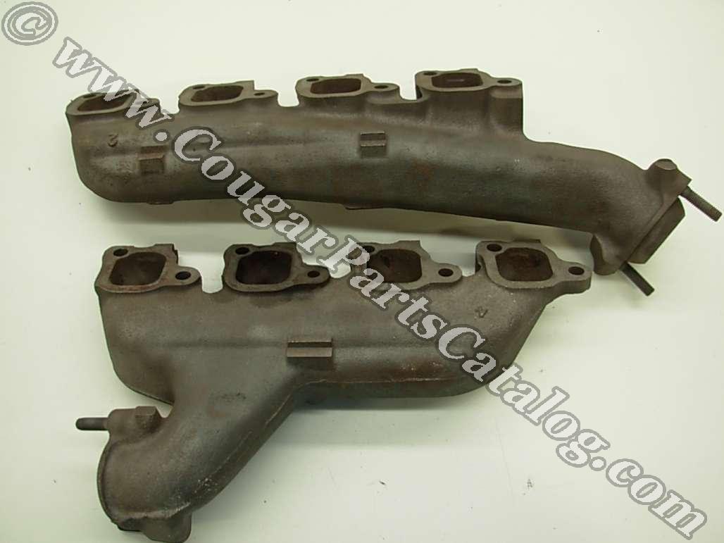 Exhaust Manifold - 351C-4V - PAIR - Used ~ 1970 Mercury Cougar / 1970 Ford Mustang - 23372