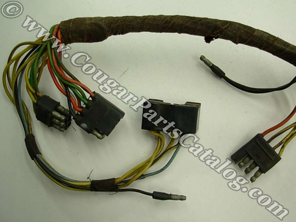 Taillight Wiring Harness - Standard / XR7 - LATE - After 1/2/1967 - Grade A - Used ~ 1967 Mercury Cougar - 19160