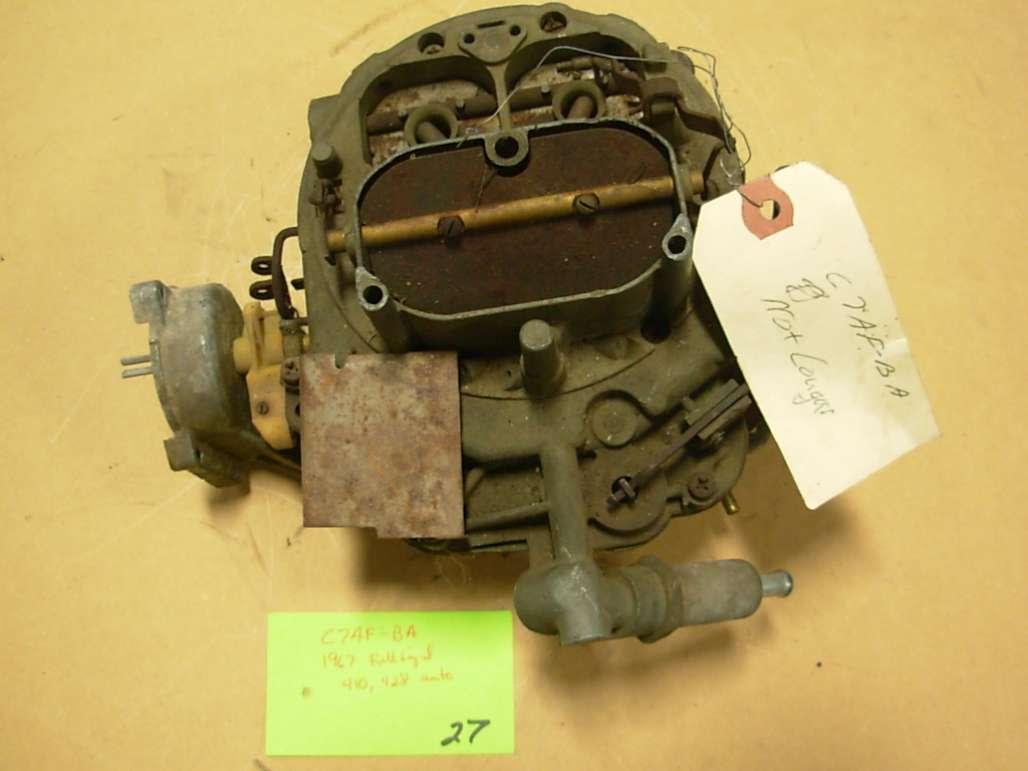Carburetor - Autolite 4300 - 4 Barrel - Core ~ 1967 Ford - 24002