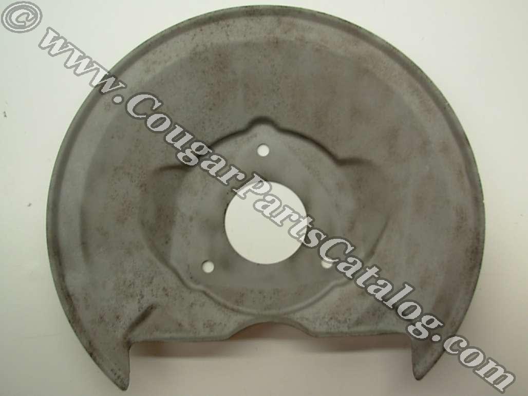 Dust / Splash Shield - Disc Brake - Used ~ 1968 Mercury Cougar / 1968 Ford Mustang - 24430