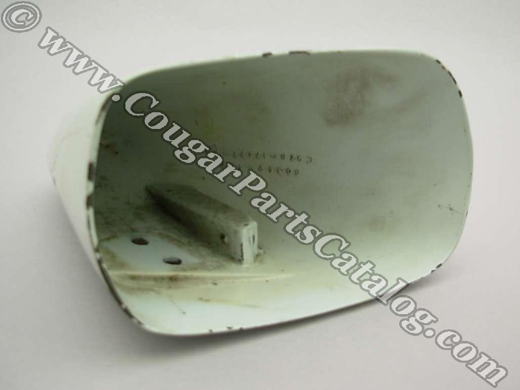 Side View Mirror - Sport - HEAD ONLY - Passenger Side - Used ~ 1969 - 1973 Mercury Cougar / 1969 - 1973 Ford Mustang / Torino - 24774