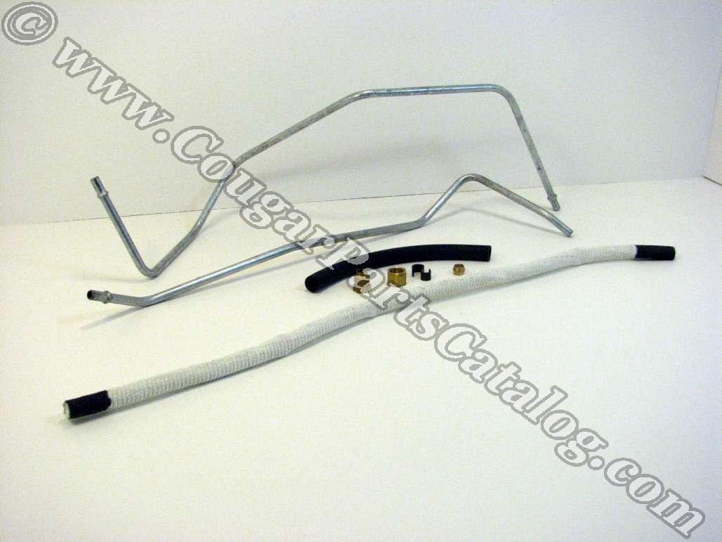 Heat Riser Choke Tube Kit 351W 4V OE Steel Repro 1969 1970