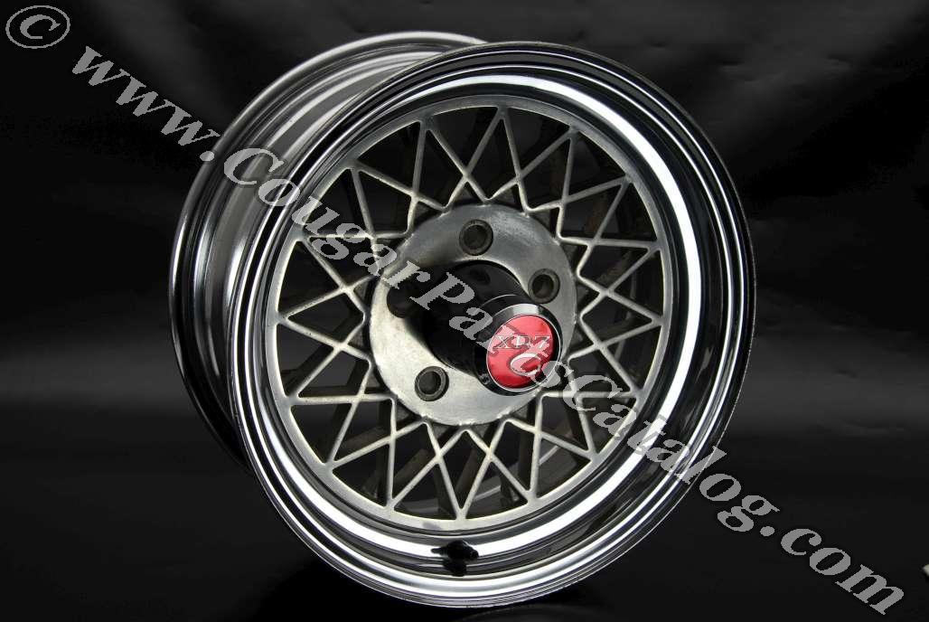 Rader Aluminum Wheel - 14 X 6 - XR7G - Used ~ 1968 Mercury Cougar XR7-G - 11848