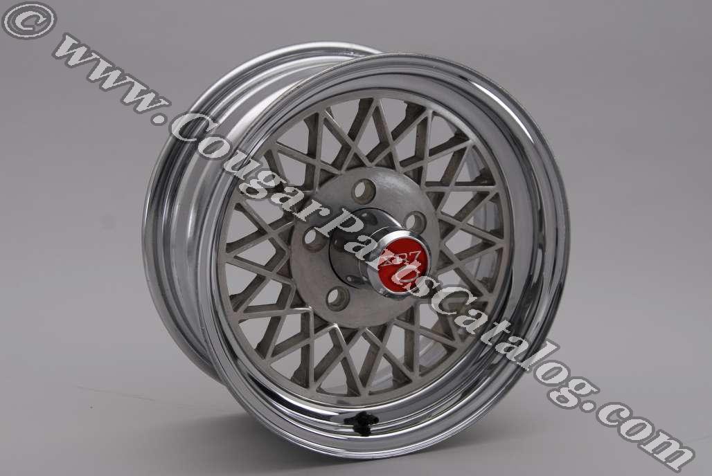 Rader Aluminum Wheel - 14 X 6 - XR7G - Used ~ 1968 Mercury Cougar XR7-G - 11848