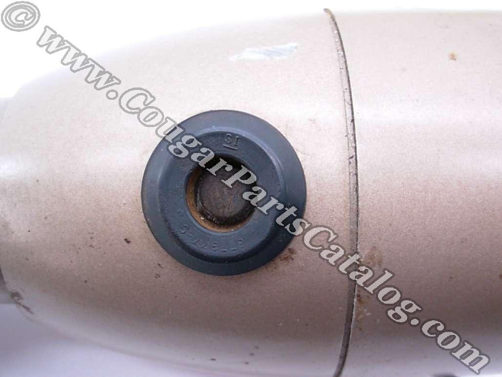 Plug - Underside Access Hole - Fixed Column - RUBBER - Used ~ 1968 - 1969 Mercury Cougar / 1968 - 1969 Ford Mustang - 15-0025