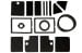 Seals and Foam Kit - Heater - Non A/C - Repro ~ 1967 - 1968 Mercury Cougar / 1967 - 1968 Ford Mustang 5137,1000137,d417,l3d2 1967,1967 cougar,1967 mustang,1968,1968 cougar,1968 mustang,c7w,c7z,c8w,c8z,cougar,foam,ford,ford mustang,heater,kit,mercury,mercury cougar,mustang,new,non,repro,reproduction,seals,repair,25991plenum,heater,box,weatherstrip,seal,foam,gasket,kit,air,conditioning,no,air,built,in,factory,ac
