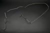 Brake Line - Front to Rear - Late Production w/ 70 Rear Axle - Front Drum - Stainless Steel - Repro 
