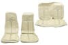 Interior Seat Upholstery - Leather - XR7 - Convertible - WHITE - Complete Kit - Repro ~ 1971 - 1973 Mercury Cougar 1971,1971 cougar,1972,1972 cougar,1973,1973 cougar,complete,convertible,cougar,d1w,d2w,d3w,interior,kit,leather,mercury,mercury cougar,new,repro,reproduction,upholstery,white,xr7,10785