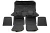 Interior Seat Upholstery - Leather - BLACK - Complete Kit - Repro ~ 1967 - 1973 Mercury Cougar 1969,1969 cougar,black,c9w,complete,convertible,cougar,interior,kit,leather,mercury,mercury cougar,new,repro,reproduction,upholstery,xr7,10801